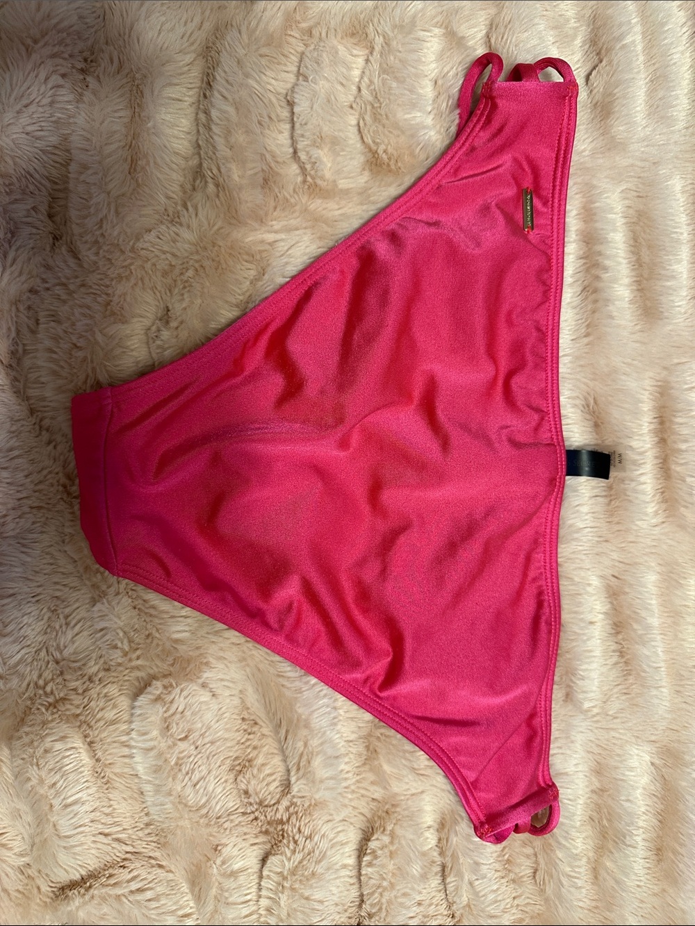 Victoria's Secret Hot Pink Strappy Bikini Bottom - Picture 2 of 5